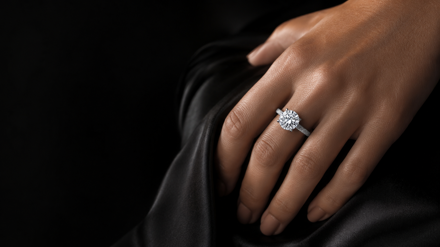 The Apex diamond engagement ring