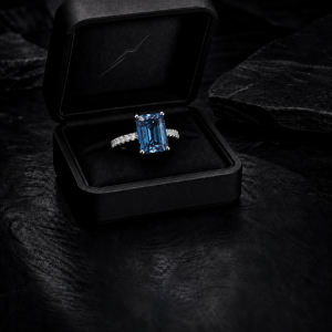 Fancy Blue Diamond Ring
