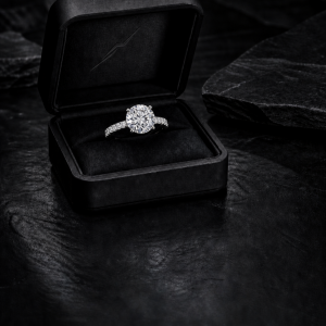 Lab diamond engagement ring by Diamonds of Aspen