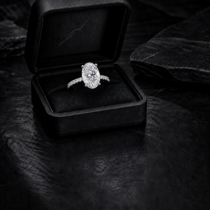 Lab diamond engagement ring by Diamonds of Aspen