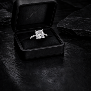Lab diamond engagement ring by Diamonds of Aspen
