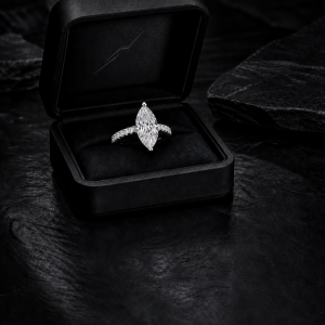 Lab diamond engagement ring by Diamonds of Aspen